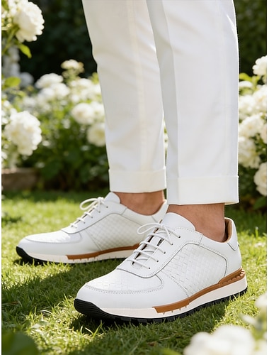  scarpe da sposa casual bianche da uomo: eleganti e comode, ideali per matrimoni in spiaggia o in giardino, casual ma eleganti