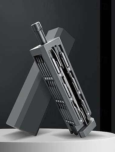  44-in-1 magnetischer Schraubendrehersatz mit 44 austauschbaren Bits, robustes und kompaktes Werkzeugset für Elektronik, Reparaturen, Autowartung und Heimwerkerarbeiten &- tragbarer magnetischer