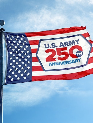  2-pakning med flagg for amerikansk uavhengighet 250-årsjubileum