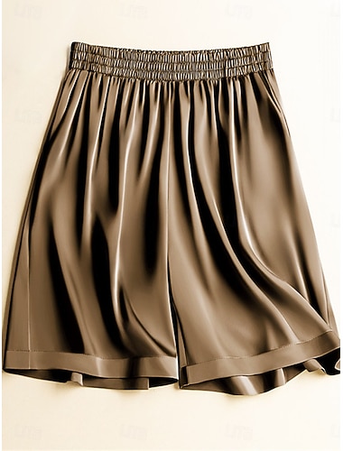  Dámské Bermudské kraťasy Drzý Kalhoty chinos Kraťasy Elegantní prázdniny Vinobraní Plná délka Vysoký pas Pevná barva Slátanina Elastický pas Pohodlný Pohodlné Prodyšné Neelastické Denní Venkovn