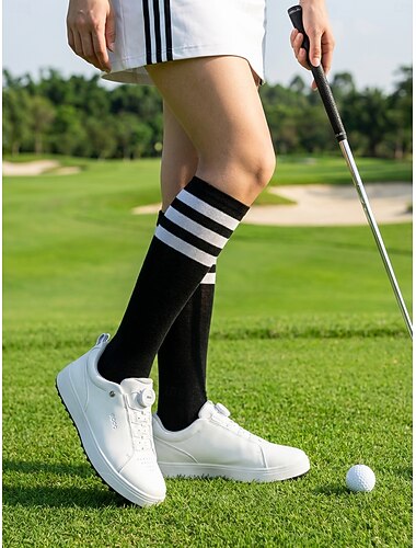  Sorte golfsko til kvinder – behagelige golfsneakers til kvinder, spikes grip design til golfbane, driving range, gåture og udendørsaktiviteter