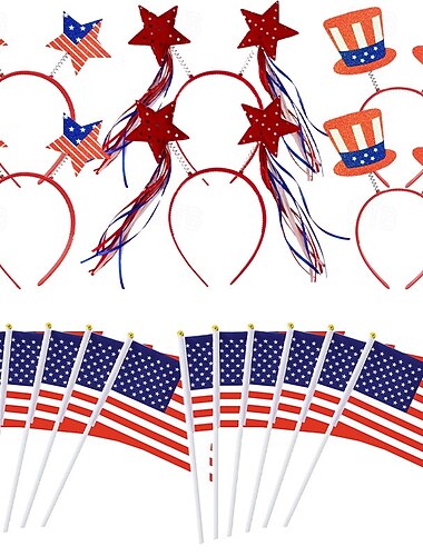  Bandeau Cosplay Enfant Adulte Unisexe Jour de l'Indépendance / 4 Juillet 4 Juillet Soirée Festival Se déguiser