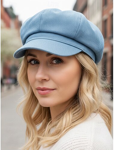  női farmer anyagú sapka – több színben, laza stílusú, tökéletes mindennapi viseletre és utazáshoz