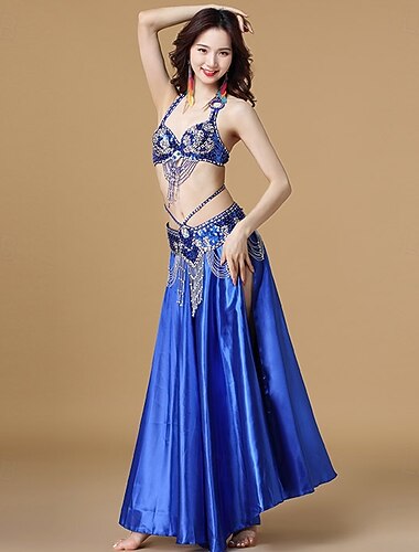  Samba Dancewear Mavedans Performance Kostume Sæt l Performance Kostume