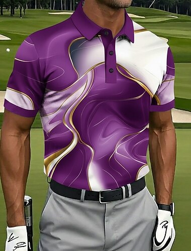  Ανδρικά Μάρμαρο Γκολφ Αθλητικά μπλουζάκια πόλο Κοντομάνικο Μπλουζάκια πόλο Πουκάμισα με γιακά Καθημερινό Ένδυση γυμναστικής και άθλησης Κουμπιά Ανοιξη καλοκαίρι Θαλασσί Βυσσινί Πράσινο του τριφυλλιού