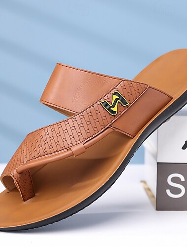  Sandales tongs décontractées pour hommes – des chaussures élégantes et confortables à enfiler pour l'été et les journées à la plage