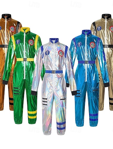  Ocasiões Especiais Macacão Piloto fantasia engraçada Adulto Homens Dia Das Bruxas Carnaval Festa dia das Bruxas Vestir-se