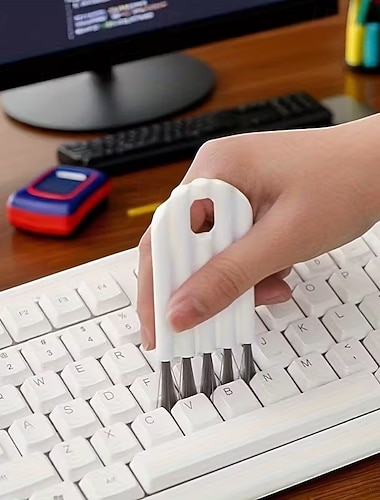 6-teiliges Set Reinigungsbürsten für Computertastaturen – Staubentfernungswerkzeug für Büro- und Heimelektronik, unverzichtbar auf Reisen, perfektes Geschenk