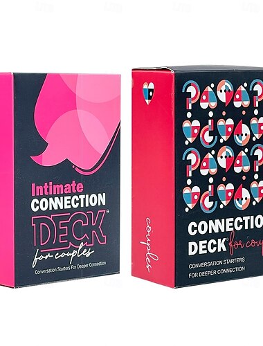  Intima kontaktkortlek för par - konversationsstartare för djupare relationer - romantiskt dejtkortspel för vuxna 18+ - presenter till årsdagar, alla hjärtans dag och nygifta