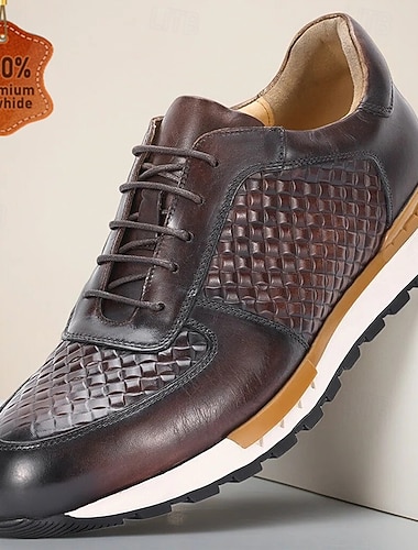  Hochwertige Herren-Brogues aus echtem Leder – stilvolles, perforiertes Design, perfekt für Hochzeiten, formelle Anlässe und das Büro.
