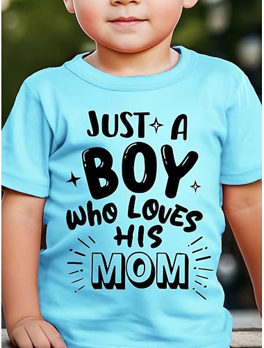  Para Meninos 3D Gráfico Letra Camisa Camiseta Manga Curta Impressão 3D Verão Primavera Esportes Moda Roupa de rua Infantil 4-12 anos Gola Redonda Casual Diário Ao ar livre Normal