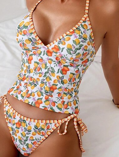  Dames Zwemkleding Tankini Zwempak Elegant Actief Duik Mouwloos Badpakken