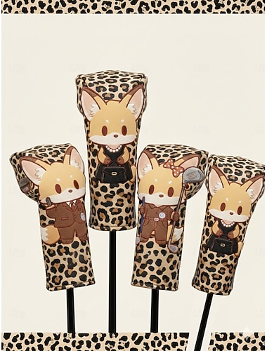  zestaw 4 pokrowców na główki kijów golfowych