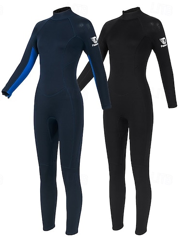  Naisten Vakio Sukelluspuku 3 mm neopreen märkäpuku Lämpöpuku koko vartalolle Yhtenäinen Lämpö Sakeutettu UV-suojaava Pitkähihainen Uima-asut Uimapuku Lainelautailu Sukellus Snorklaus Kevät