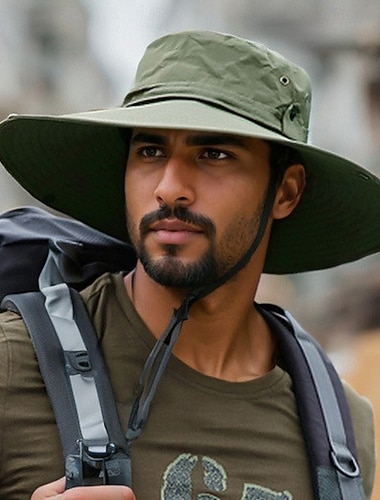  قبعة الشمس قبعة دلو قبعة بوني مقاوم للماء حماية UV الصيف الربيع رباط حافة واسعة للجنسين صيد السمك نشاط