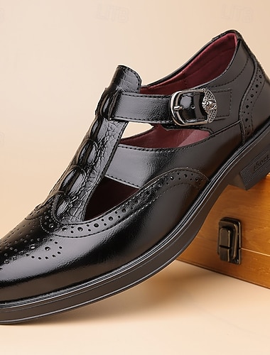  scarpe monk strap nere da uomo, elegante dettaglio con fibbia, stile classico formale per matrimoni, chiesa ed eventi formali