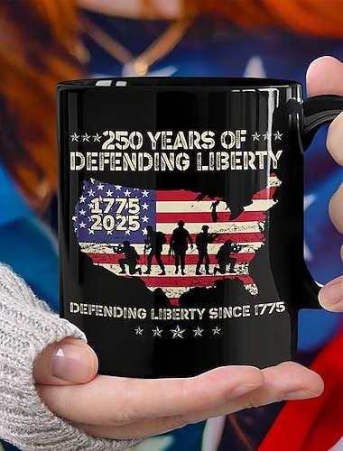 Verenigde Staten 250e Verjaardag Mok Patriottisch Geschenk Semiquincentennial Keramische Koffiemok 1776-2026 Onafhankelijkheidsdag 4 juli Geschenk voor Mannen Vrouwen Magnetron- en