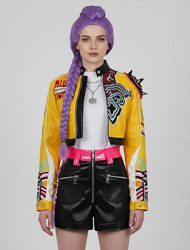  Inspirat de Kpop Inspirat de idolul coreean Idol Starul pop Costum Rochie Elegantă Idol virtual for Pentru femei Adulți Halloween Carnaval Performanță Comic Con Expoziție de Anime