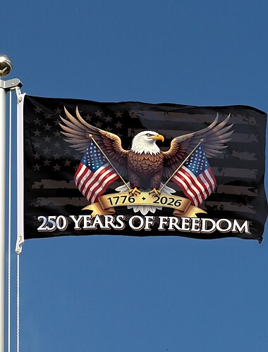  2 pakker 250 års frihetsflagg
