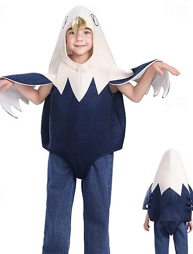  250-årsjubileum USA Finkostym Eagle Originell Rolig Patriotisk Barn Unisex Självständighetsdag 4 juli Fest Parad Klä ut