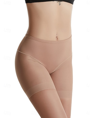  Damen Freizeitkleidung Schwitzgürtel Mode Sexy Lässig Einfarbig Patchwork Transparent Shorts Täglich Heim Urlaub Schwarz Khaki Sommer Frühling Herbst Winter Figurbetonter Schnitt