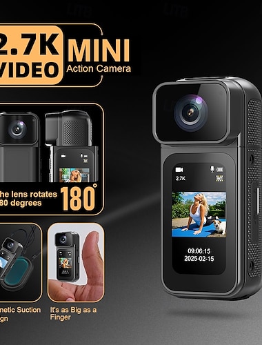  IP kamera 1080P HD Mini Trådløs Bevegelsessensor Innendørs Utendørs Brukerstøtte