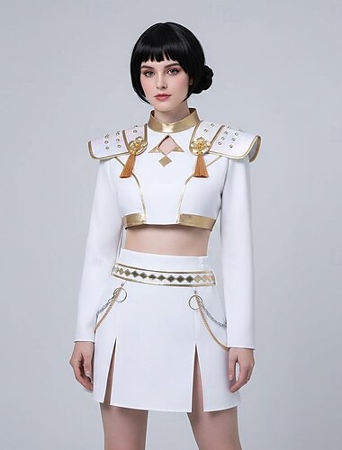  Ispirato al Kpop Ispirato agli idoli coreani Idolo Stella pop Costume Costume originale Idolo virtuale for Per donna Adulti Halloween Carnevale Performance Con il fumetto Anime Expo