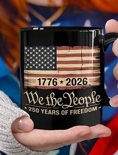  Verenigde Staten 250e Verjaardag Mok Patriottisch Geschenk Semiquincentennial Keramische Koffiemok 1776-2026 Onafhankelijkheidsdag 4 juli Geschenk voor Mannen Vrouwen Magnetron- en