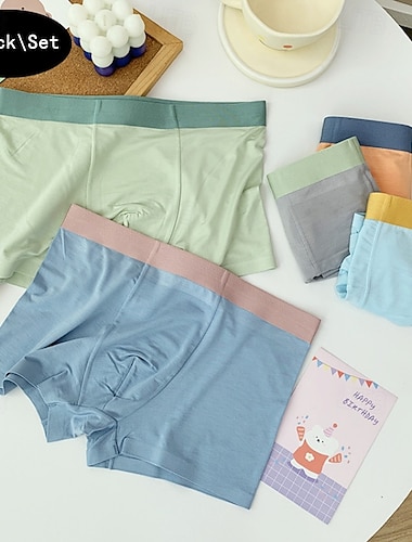  Ragazzi Blocco di colori Biancheria intima Modal Attivo / Essenziale Bambini 4-12 Anni Vestibilità regolare Casa / Interno