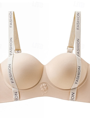  Damen Sexy Dessous BH RückenfreiNightwearNylon POLY Täglich Elegant Schwarz Champagner Leicht Braun Khaki Frühling & Sommer Herbst Winter