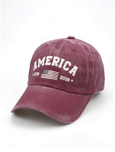  Damen Hut Hut zum 250-jährigen Jubiläum der Vereinigten Staaten Baseballkappe Sonnenhut Grafikkappe Sonnenschutz Winddicht Atmungsaktiv Täglich Outdoor Wochenende Druck Buchstabe