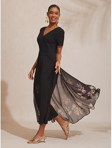  Tencel Roma Jumpsuit mit Farbverlauf und Patchwork-Muster für Urlaubspartys