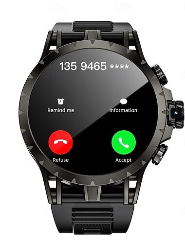  Relógio inteligente appllp 4 de 1,508 polegadas com 4G LTE, pedômetro, lembrete de chamadas, monitor de sono, compatível com Android e iOS, unissex, GPS, chamadas em modo mãos-livres, controle de mídia, IPX-4, caixa de 47 mm.