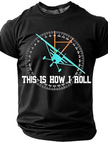  Herren Lustiger Slang T Shirt Kurzarm T-Shirt 3D-Druck Rundhalsausschnitt Hemd Mode Täglich Täglich Straße Blau Schwarz Rote Sommer Frühling Bekleidung S M L XL XXL XXXL