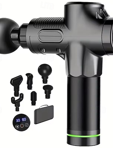  massasjepistol fascia dyp muskelavslapning kropp nakkemassasje elektrisk treningsutstyr støyreduksjon mann kvinne