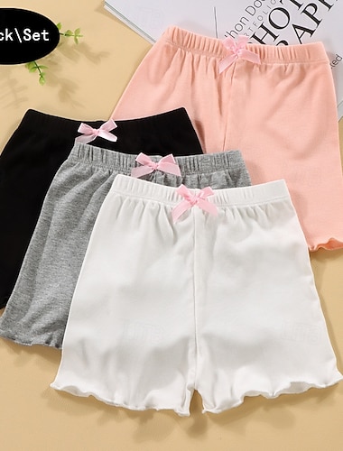  Ragazze Tinta unita Biancheria intima Modal Carino / Adorabile / Essenziale Bambini 4-12 Anni Vestibilità regolare Casa / Interno