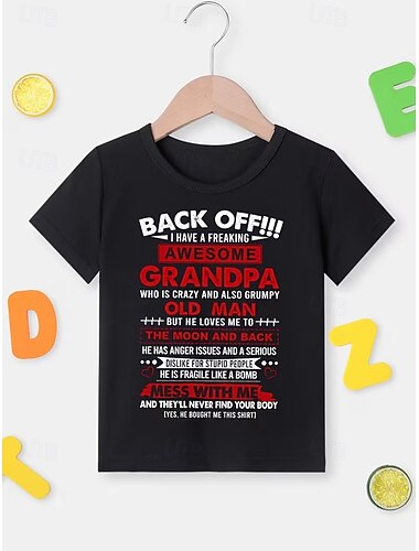  100% bavlna Děti Chlapecké Černá Grafika Tričko Blůzky Tričkový Krátký rukáv Venkovní Na den Módní Šik ven Designové Potisk Léto