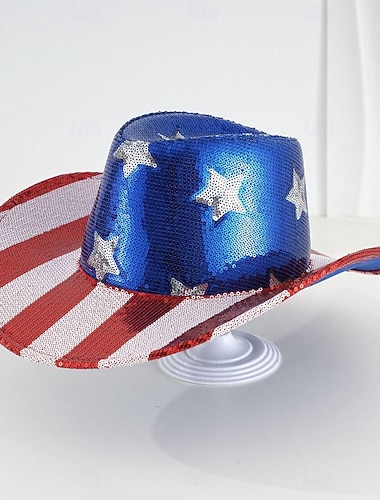  Berretto da abito Moda Retrò Vintage 1776-2026 per Unisex Adulti Stampa 3D  per Giorno dell'Indipendenza / 4 Luglio 4 Luglio All'aperto Casual Quotidiano