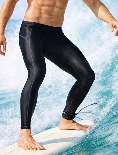  Miesten Urheilusukkahousut Märkäpuku housut Uimahousut Yhtenäinen Täyspitkä jalka UV suoja Nopea kuivuminen Elastinen Uima-asut Uimapuku Lainelautailu Sukellus Hiekkaranta Talvi