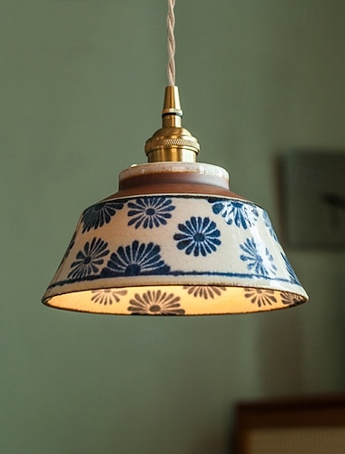  19 cm conception avec îlot Suspension Métal Style Artistique Électroplaqué ancien 110-240 V