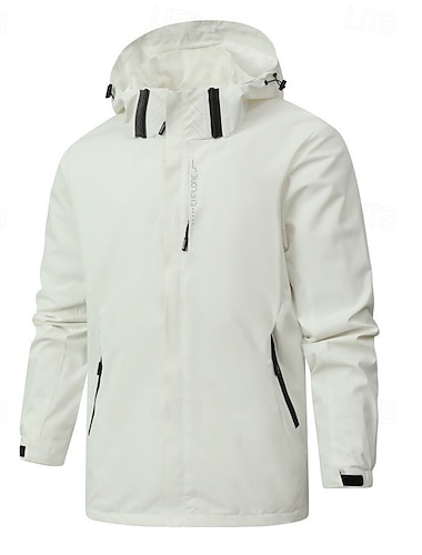  Miesten Hiihtotakki Kevät Syksy ulko- Vedenkestävä Tuulenkestävä Huppari Lumitakki Ski takki Matkailu Tumman harmaa Musta Valkoinen Sininen