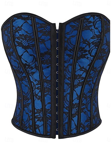  Mujer Fajas Sensual Dulce Floral Retazos Diario Hogar Vacaciones Sin Mangas Hombros Caídos Azul Oscuro Verano Primavera Otoño Ajuste regular