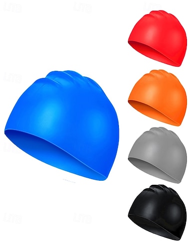  Czepki pływackie na Doroślu Silikon Oddychalność Elastyczny Wygodny Surfing Sporty wodne