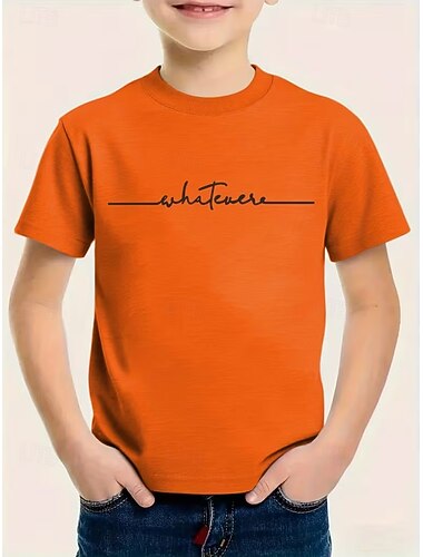  Chlapecké 3D Grafika Tričko Košilky Krátký rukáv 3D tisk Léto Jaro Sportovní Módní Šik ven Děti 4-12 let Tričkový Ležérní Denní Venkovní Běžný