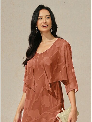  Naisten kohauttaa olkiaan Kukka Kuvitettu Tyylikäs Kauha Tavalliset topit korallinpunainen Kesä Kevät