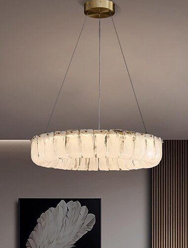  50 cm Desenho Único Luzes Pingente Vidro Artistíco Moderno 110-120V 220-240V