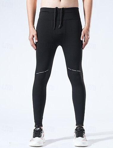  Herren Laufhosen Kompressionsstrumpfhosen Tasche Elastischer Bund Kurze Hosen Strumpfhosen Lässig Outdoor Urlaub Frühling Herbst Schnelltrocknend Kompression Feuchtigkeitsableitend Fitnesstraining