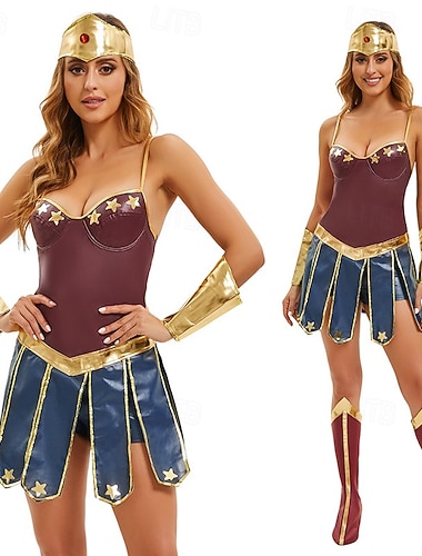  תחפושות קוספליי מבוגרים נשים ליל כל הקדושים קרנבל יום העצמאות / יום העצמאות הופעה מסיבה נשף מסכות תחפושות