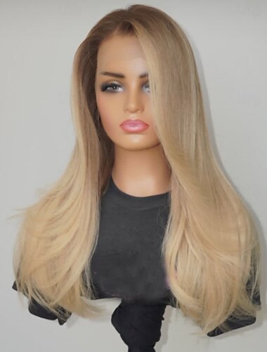  レミー人毛5x5クロージャーウィッグ、13x4レースフロント人毛ウィッグ、ユーラシア人毛ストレートブロンドオンブレヘアハイライトレースフロントウィッグ