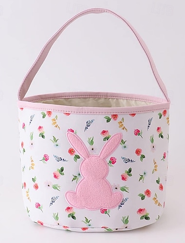  דלי פסח ארנב סל ידני סל איסוף ביצי פסחא דלי מתנה לביצי ממתקים לילדים